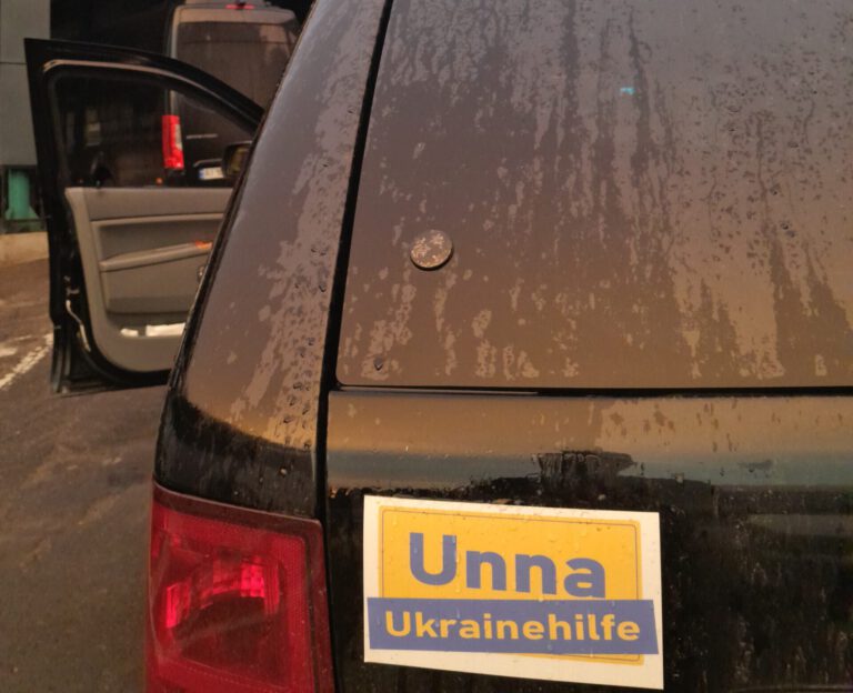 „Ukrainehilfe-Unna-Wagen“ fährt